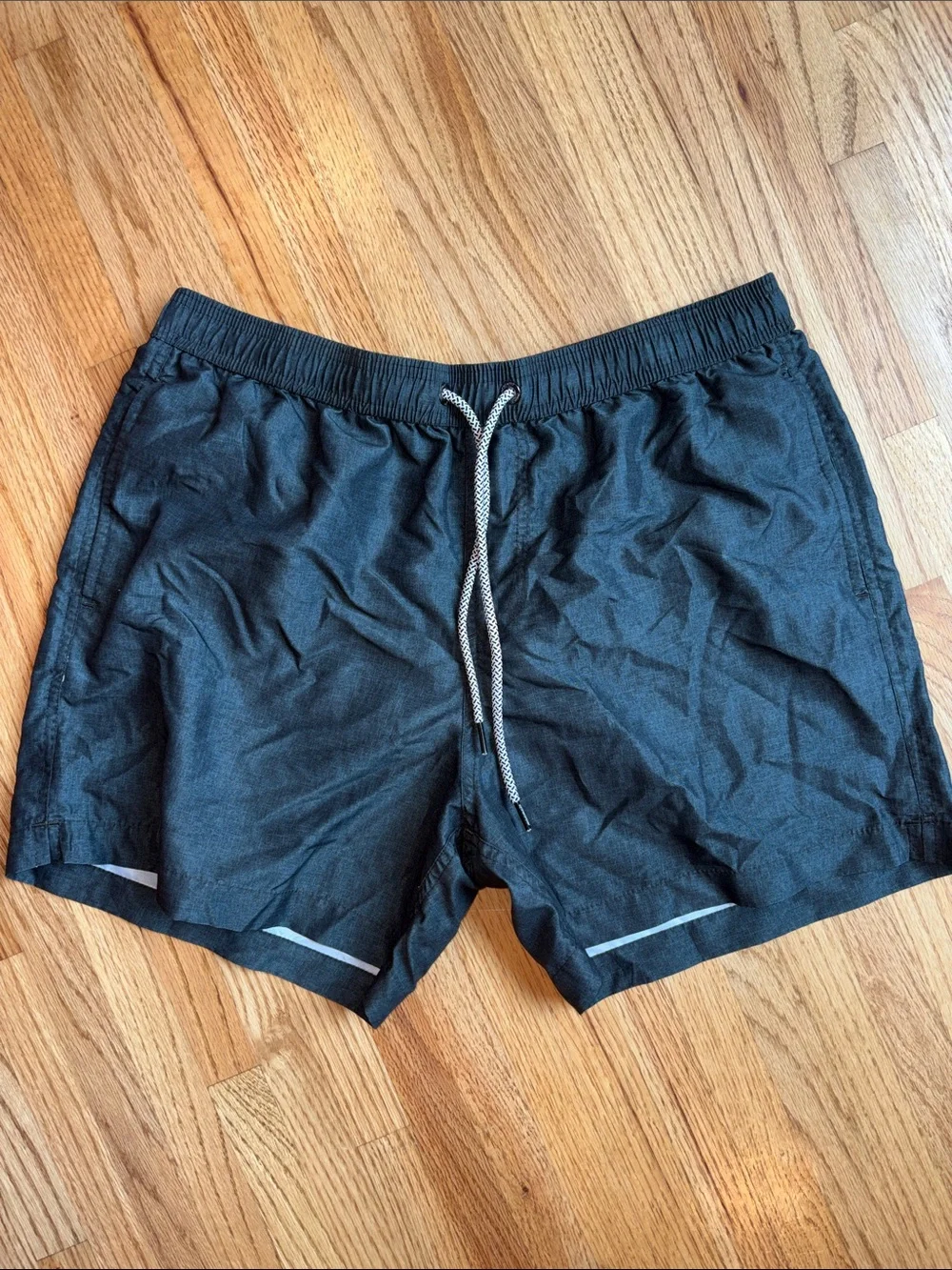 Maamgic large dark green Swim Trunks with Drawstring Waist